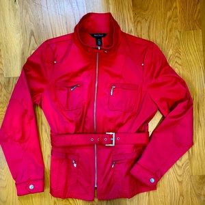 WHBM size 8 jacket raincoat In impeccable condition